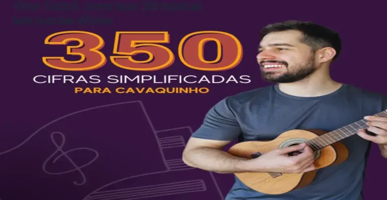 Mega Apostila Cavaquinho Victor Cazzoli bastidores funcionamento cifra em tabela