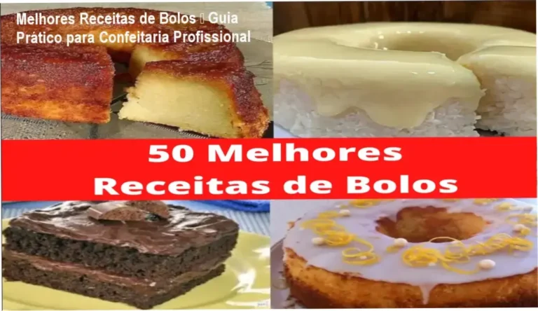 Melhores Receitas de Bolos – aplicação prática na carreira de confeiteiro