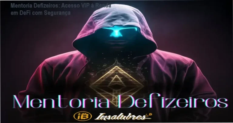 Mentoria Defizeiros com Vibe Produtora explicando estratégias de DeFi seguro