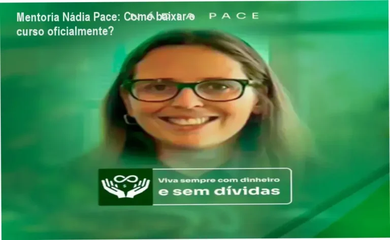 Tela mostrando a página oficial para download da Mentoria Nádia Pace