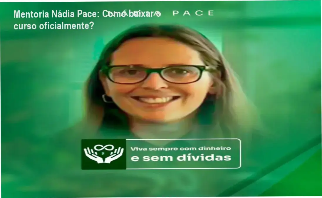 Tela mostrando a página oficial para download da Mentoria Nádia Pace