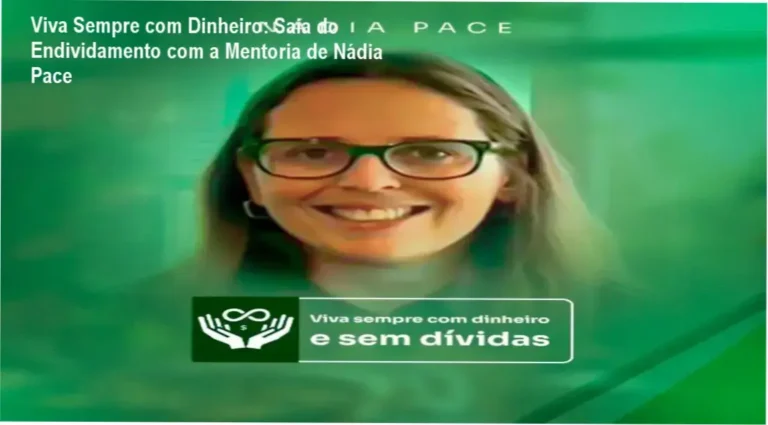 Nádia Pace, mentora financeira especializada na recuperação do nome sujo e organização financeira pessoal