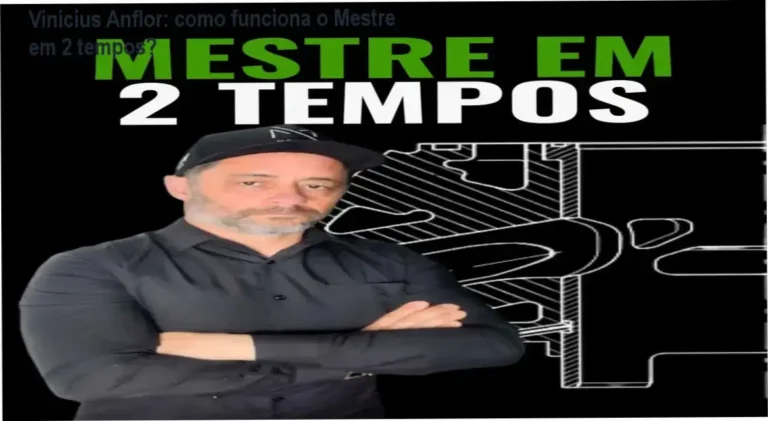 Mestre em 2 tempos Vinicius Anflor bastidores funcionamento visão interna do curso