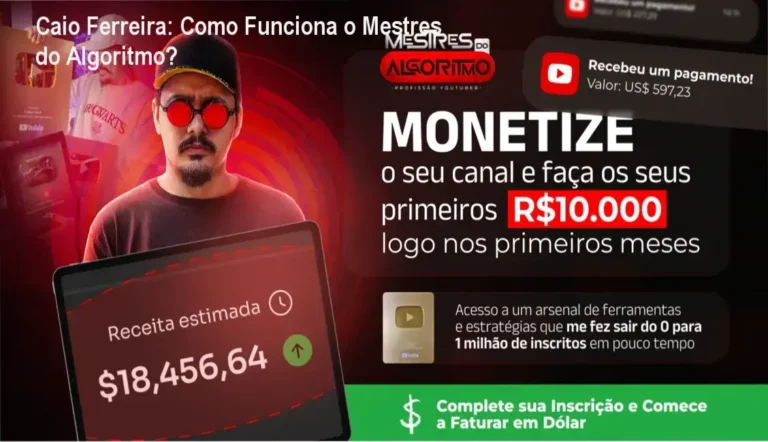Mestres do Algoritmo Caio Ferreira bastidores e funcionamento interno do curso