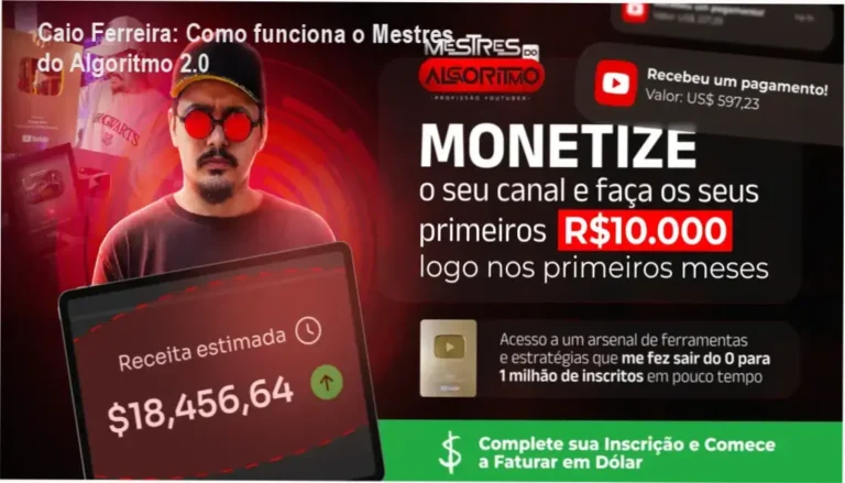 Mestres do Algoritmo 2.0 Caio Ferreira bastidores e funcionamento interno do curso