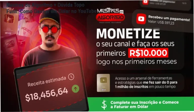Mestres do Algoritmo | Profissão Youtuber com bastidores do modo de criação de canais lucrativos e uso de inteligência artificial