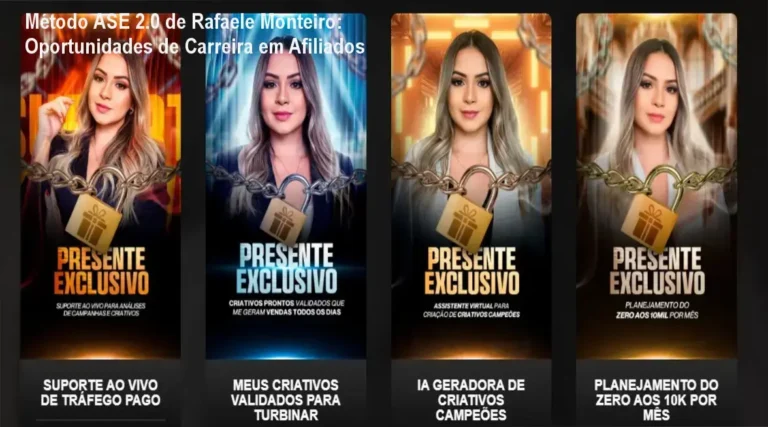 Método ASE 2.0 de Rafaele Monteiro - carreira em afiliados e aplicação prática