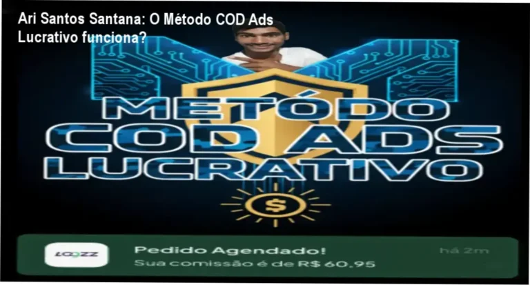 Bastidores e funcionamento interno do Método COD Ads Lucrativo de Ari Santos Santana