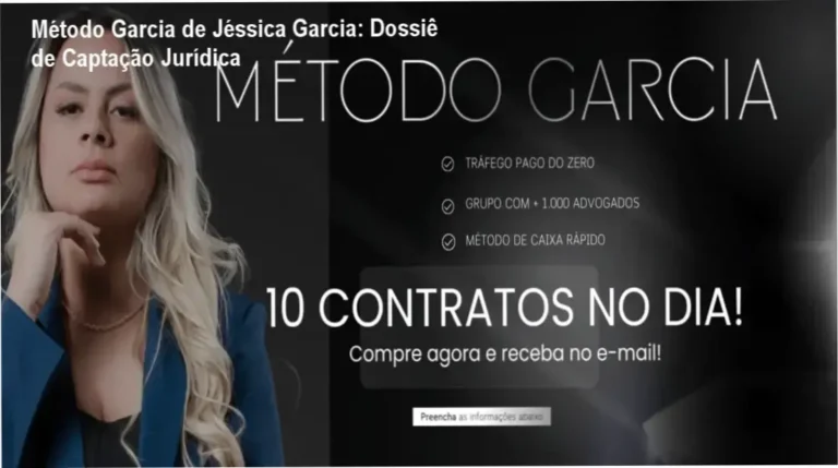 Bastidores e interface de aprendizado do Método Garcia de Jéssica Garcia