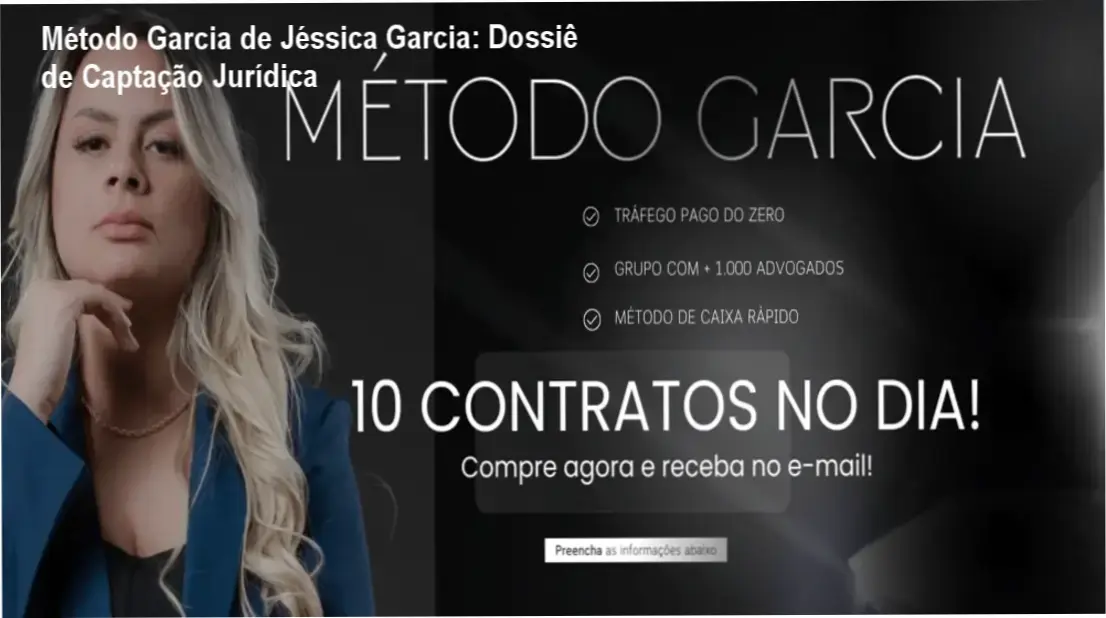 Bastidores e interface de aprendizado do Método Garcia de Jéssica Garcia