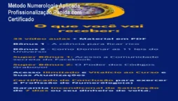 Método Numerologia Aplicada: Profissionalização Rápida com Certificado