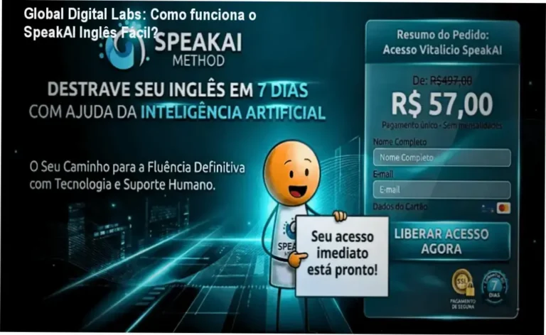 Método SpeakAI Global Digital Labs bastidores e funcionamento interno do curso