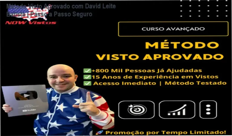 Método Visto Aprovado com David Leite Batista | Especialista reconhecido no setor de vistos internacionais