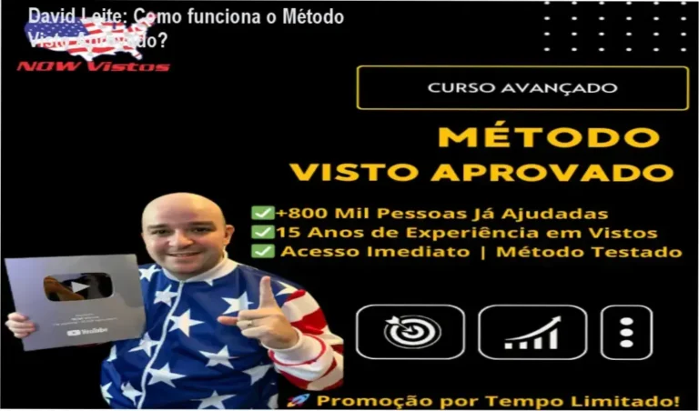 Método Visto Aprovado David Leite Bastidores e funcionamento interno do curso