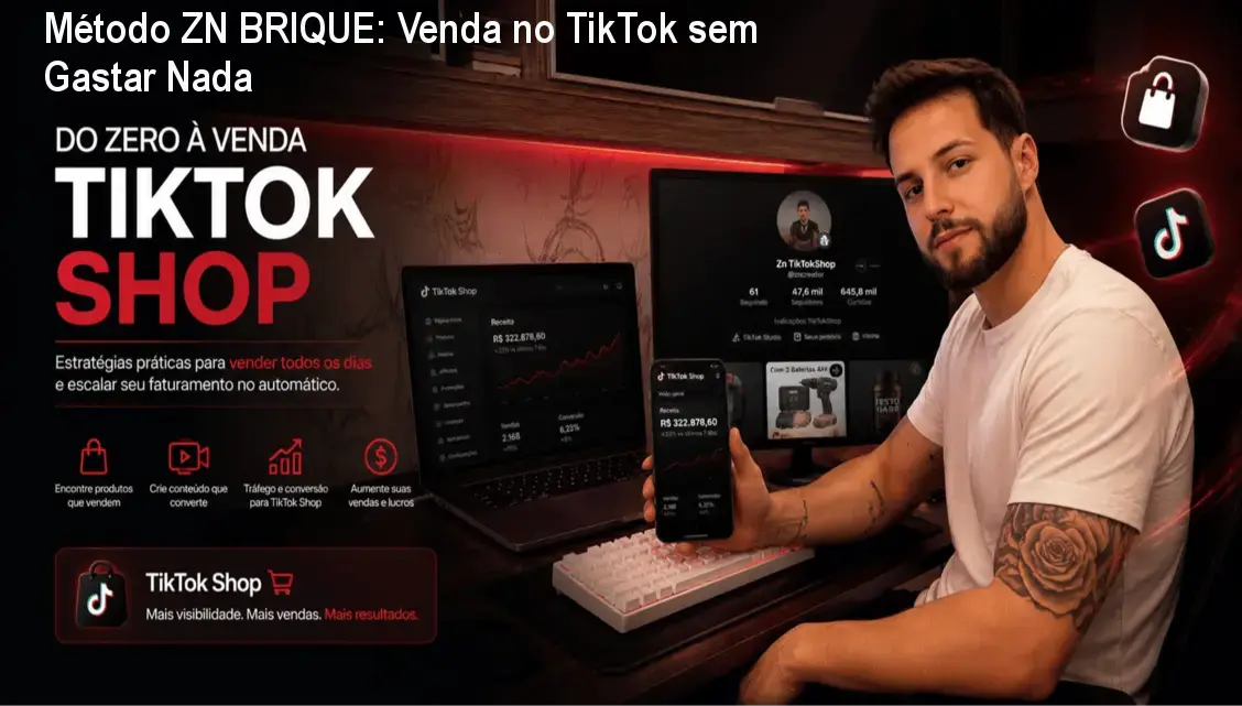 Método ZN BRIQUE: Venda no TikTok sem Gastar Nada