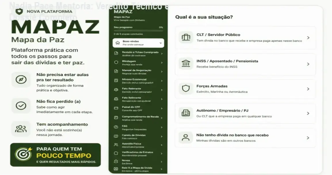 Mentoria Nadia Pace com suporte humano e IA Nádio: bastidores do método DNPQP e resultados reais