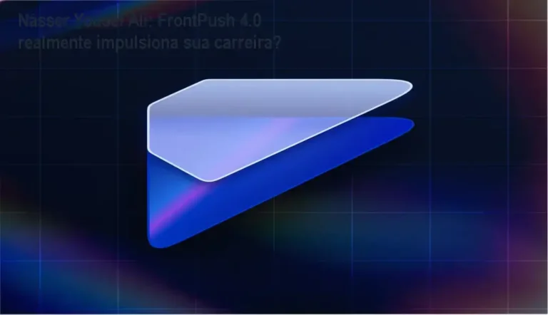 FrontPush 4.0 de Násser Yousef Ali mostrando projetos UI, React e motion design