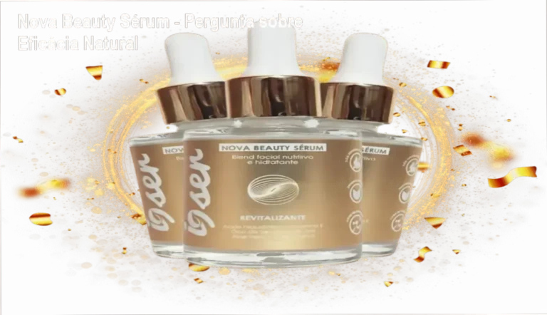Serum Nova Beauty para renascer a pele com ativos naturais