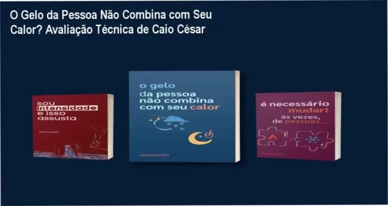 Combo O Gelo da Pessoa e Sou Intensidade por Caio César da Silva - Bastidores da Análise Emocional