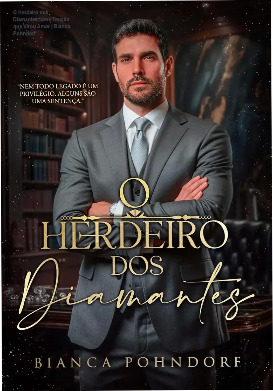 Capa do livro O Herdeiro dos Diamantes de Bianca Pohndorf