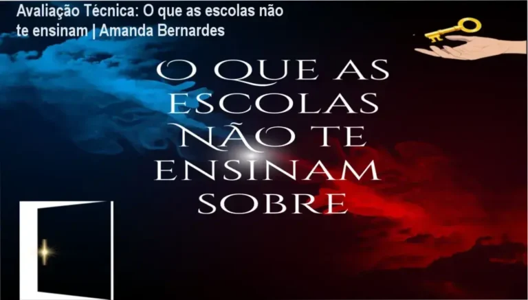 O que as escolas não te ensinam sobre Amanda Gabriela Bernardes bastidores do curso