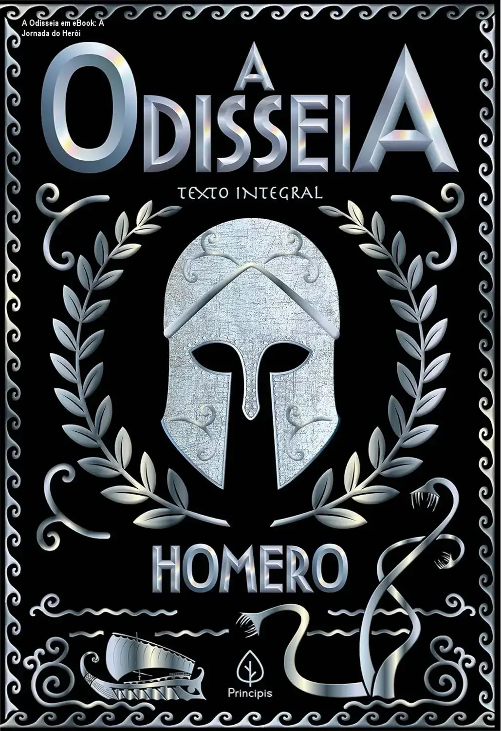 Capa do eBook 'A Odisseia' de Homero, tradução Odorico Mendes
