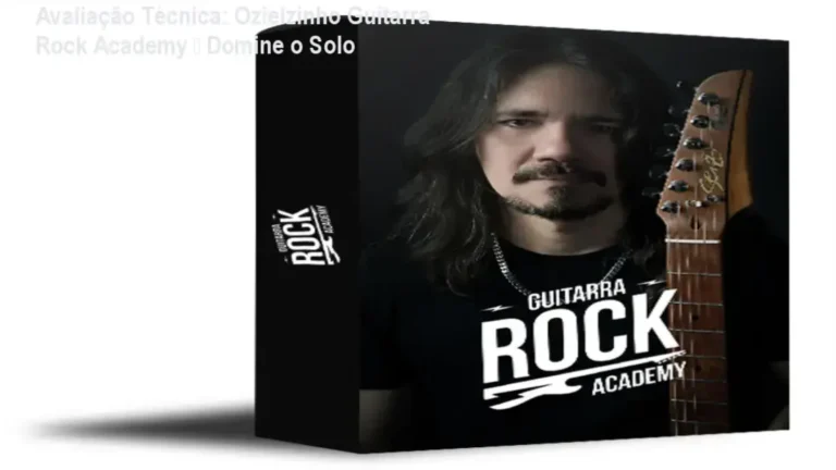 Ozielzinho apresentando a Guitarra Rock Academy com foco em técnicas avançadas de solo