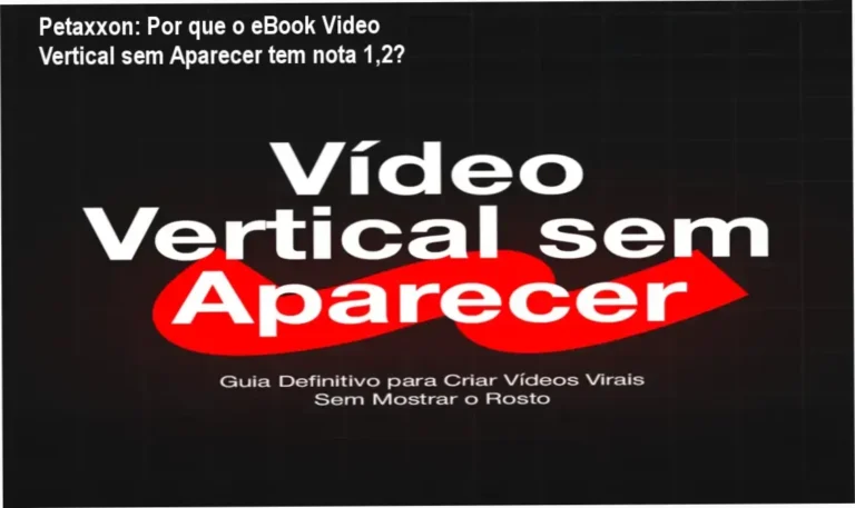 Capa do eBook Video Vertical sem Aparecer da Petaxxon, foco em vídeos faceless