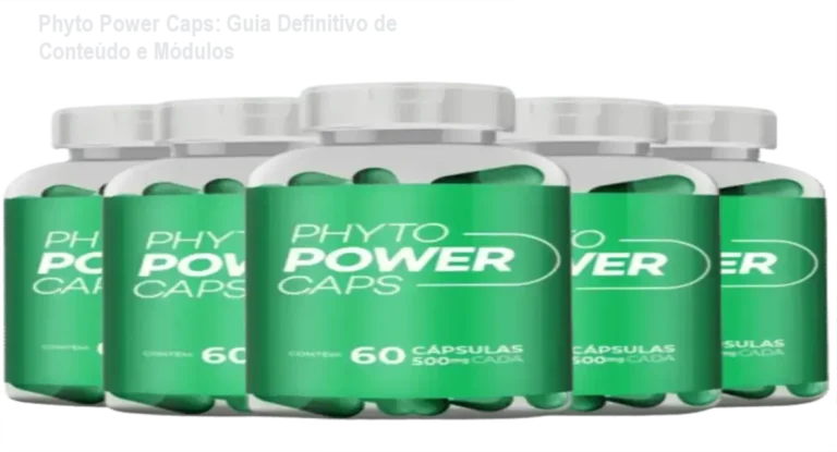Phyto Power Caps: módulos e aulas de emagrecimento natural