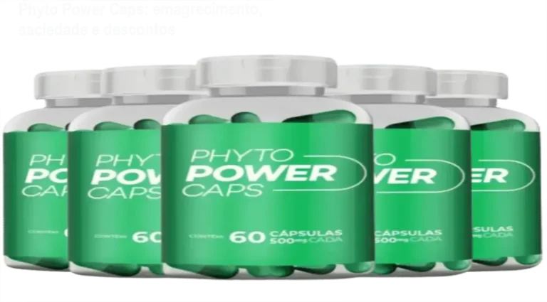 Caixa de Phyto Power Caps com selo de desconto e cupom promocional