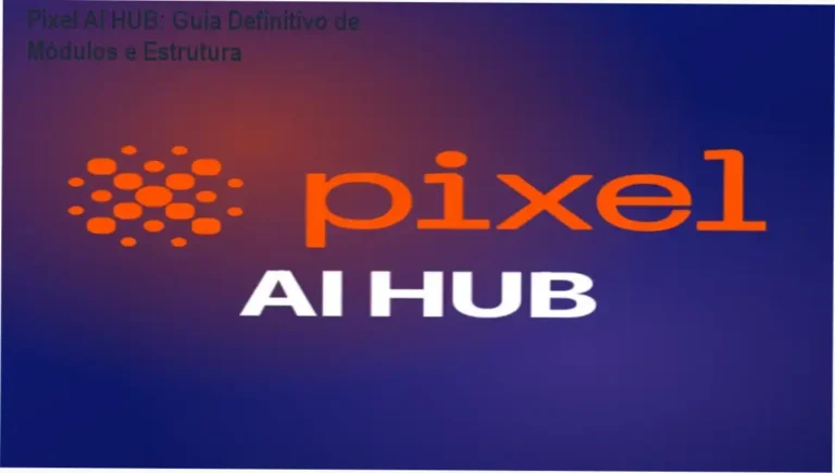 Pixel AI HUB - Módulos e estrutura do curso com título principal
