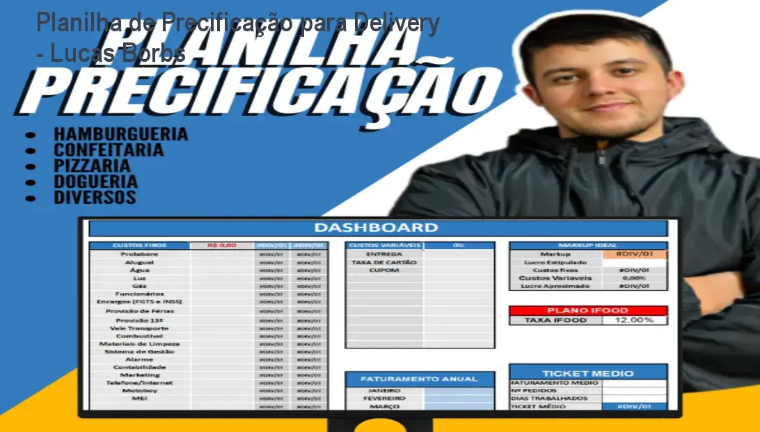 Planilha de Precificação para Delivery - Lucas Borbs