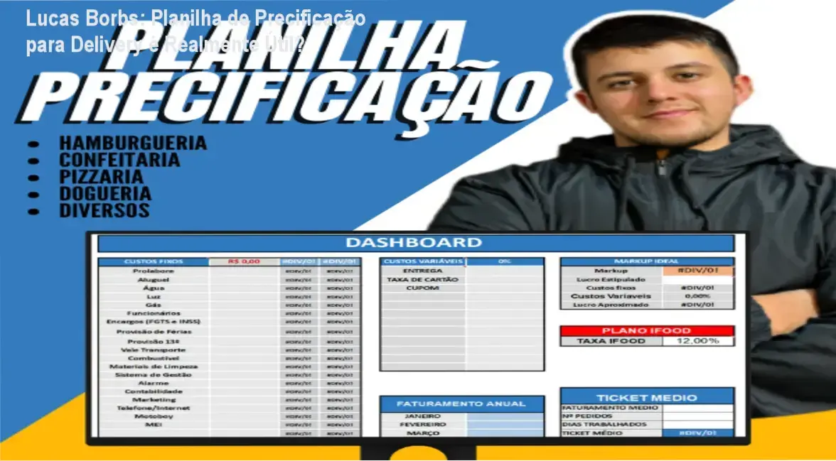 Planilha Lucas Borbs - Bastidores da Ferramenta de Precificação para Delivery