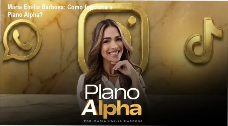 Plano Alpha Maria Emília Barbosa bastidores e funcionamento interno do treinamento