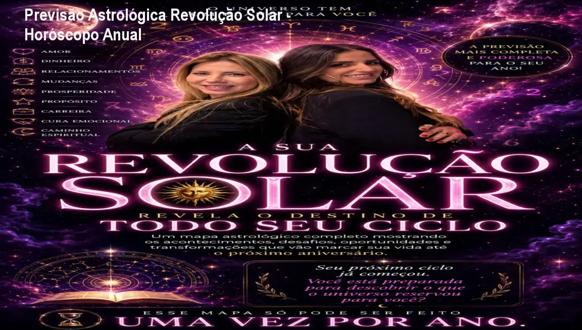 Previsão Astrológica Revolução Solar - Horóscopo Anual