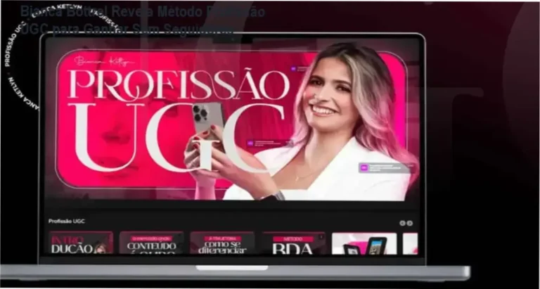 Bianca Bottrel demonstra o processo de criação de vídeos UGC para empresas no curso Profissão UGC