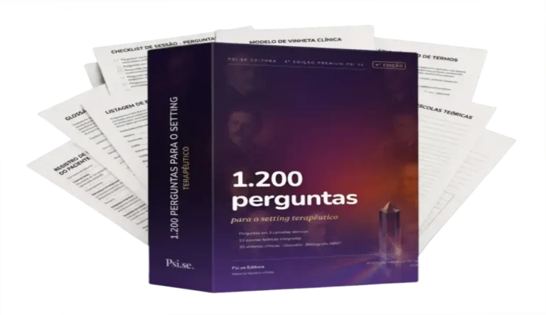 Psi.se Editora 1.200 Perguntas para o Setting Terapêutico por dentro com perguntas em 3 camadas