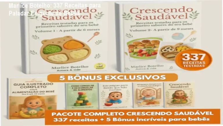Receitas Para Bebês Crescendo Saudável de Marlice Botelho Costa Bonini: bastidores, funcionamento ou visão interna