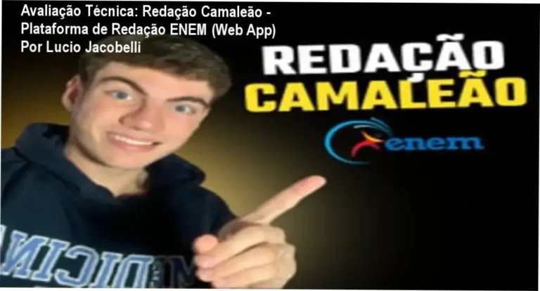 Tutorial prático do método Redação Camaleão para redações do ENEM, mostrando estrutura clara e estratégica.