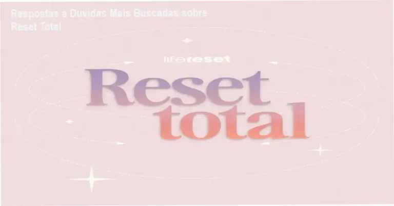 Página de acesso do curso Reset Total online na Hotmart