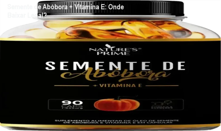 Suplemento Semente de Abóbora + Vitamina E para saúde masculina. Fabricado pela Nature’s Prime com formulação natural.