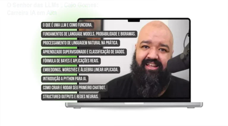 O Senhor das LLMs de Caio Gomes – carreira em IA e aplicação prática