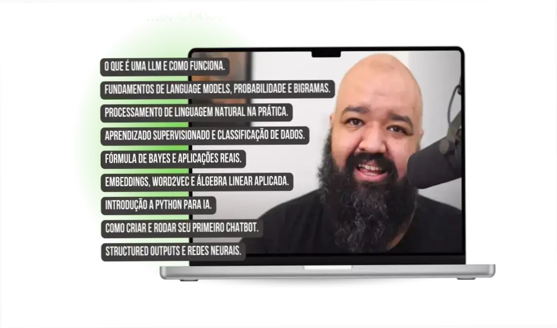 O Senhor das LLMs Caio Gomes por dentro - formação prática em IA