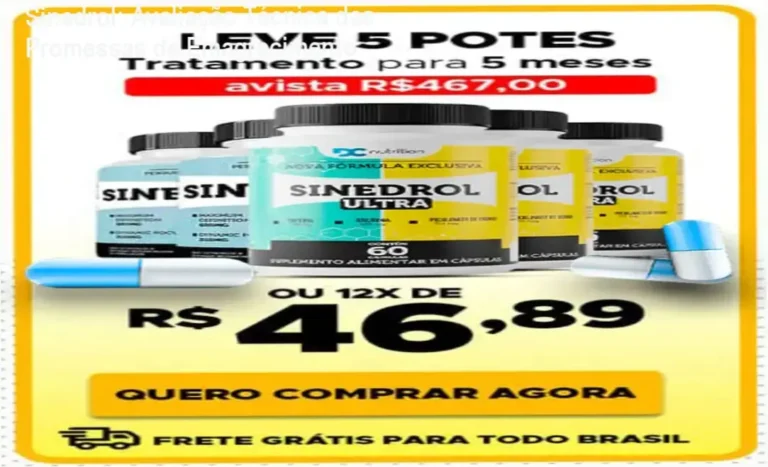 Imagem da embalagem do Sinedrol evidenciando sua fórmula termogênica