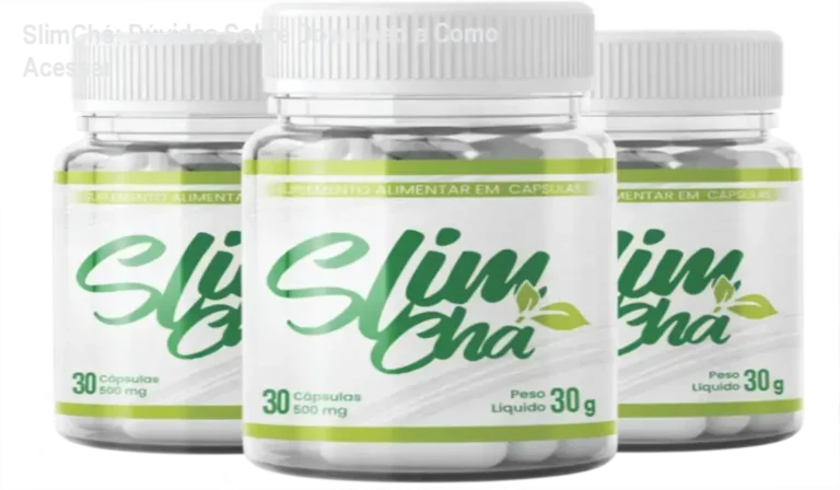 SlimChá cápsulas para reduzir inchaço e emagrecer naturalmente