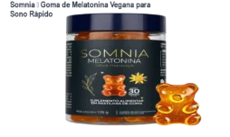 Somnia – Goma de Melatonina Vegana para Sono Rápido