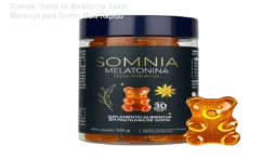 Somnia: Goma de Melatonina Sabor Maracujá para Dormir Mais Rápido