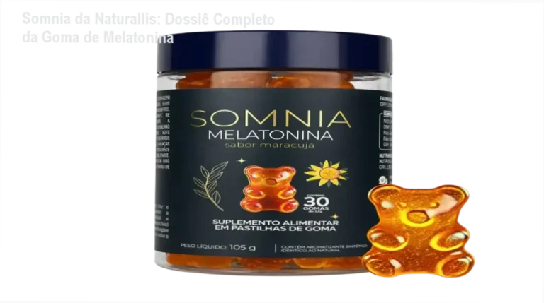 Somnia da Naturallis bastidores e funcionamento interno da goma de melatonina