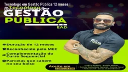 Tecnólogo em Gestão Pública 12 meses – Diploma para Concursos