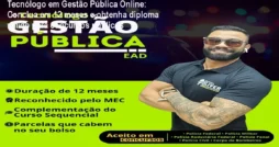 Tecnólogo em Gestão Pública Online: Conclua em 12 meses e obtenha diploma válido para concursos públicos